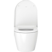 Duravit starck me WC suspendu compact à fond creux rimless 37x48cm 4.5l avec fixation caché et wondergliss blanc mat SW358223