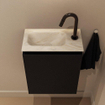 MONDIAZ TURE-DLUX Meuble toilette - 40cm - Urban - EDEN - vasque Ostra - position gauche - 1 trou de robinet SW1104711