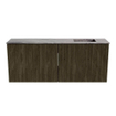 Mondiaz JOYA-DLUX 100cm toiletmeubel - kleur Shadow - Wastafel FAYE positie Rechts 1 kraangat kleur Sombra. SW1425209