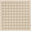 The Mosaic Factory Barcelona mozaïektegel 2.3x2.3x0.6cm wandtegel voor binnen en buiten vierkant porselein Glans Creme SW542689