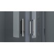 Adema Dawn Cabine de douche - 90x90cm - quart de cercle - chrome SW1381729