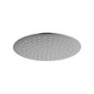Fortifura Calvi Ensemble de douche à encastrer - rond - thermostatique - bras mural - douche principale de 25 cm - douchette ronde - flexible lisse - Acier inoxydable brossé PVD (inox) SW1244909
