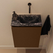 MONDIAZ TURE-DLUX Meuble toilette - 40cm - Rust - EDEN - vasque Lava - position droite - sans trou de robinet SW1103984