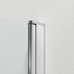 Saniclass Neptune Cabine de douche carrée 80x80x200cm 1 porte pivotante verre de sécurité 6mm anti-calcaire chrome SW238230