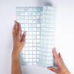 The Mosaic Factory Amsterdam mozaïektegel - 32.2x32.2cm - wand en vloertegel - Vierkant - Glas Light Blue glans SW62154