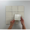 Terravito Viondo carreau mural - 13x13cm - 10mm - Carré - Blanc ivoire Brillant SW647475