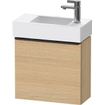 Duravit D-Neo wastafelonderkast 48.4x44x22.2cm Rechtsdraaiend 1 deur Natuur eiken Mat SW640561