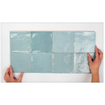 Vtwonen Tegels Craft Wandtegel - 12.5x12.5cm - 12.0mm - Aqua glossy SW360103