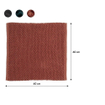 Sealskin Delhi Tapis de bain 60x60 cm Coton Rose foncé SW699496