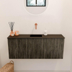 Mondiaz JOYA 100cm toiletmeubel - kleur Shadow - Wastafel FAYE positie Midden Zonder kraangat kleur Urban. SW1421495