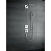 Hansgrohe Raindance select 120 met unica's glijstangset 90 cm. chroom GA15949