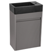 Differnz Hura Lavabo WC - 40x22x9cm - basalte - anthracite SW1236899