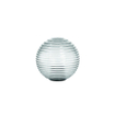 Astro Tacoma Single Wandlamp - 1x helder geribbeld glas - G9 - chroom SW901557
