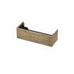INK Wastafelonderkast - 120x45x37.6cm - 1 lade - push to open - met recht opdekfront - MFC - Naturel eiken SW439517