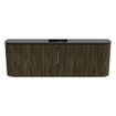 Mondiaz JOYA 123.2cm toiletmeubel - ronding links en rechts kleur Shadow - Wastafel FAYE positie Midden Zonder kraangat kleur Urban. SW1421547