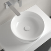 Villeroy & Boch Architectura vasque à poser 45x45x15,5cm - Ronde sans trop-plein Blanc Alpin brillant Céramique SW762338