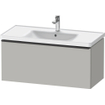 Duravit D-Neo wastafelonderkast 98.4x44x45.2cm 1 lade met softclose Betongrijs Mat SW640694