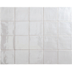 Terravito Viondo wandtegel - 13x13cm - 10mm - Vierkant - Wit Glans SW542660