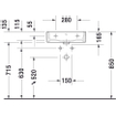 Duravit Vero Air Wastafel - 50x47cm - 1 kraangat - zonder overloop - geslepen - wondergliss - wit SW157003