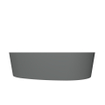 Arcqua Rocker vasque - 50x37x13cm - à poser - droite - organique - marbre de synthèse gris mat SW927808