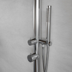Fortifura Original Colonne de douche murale avec douchette inox brossé SW278124