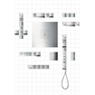 Hansgrohe AXOR Starck planchetmodule kort chroom 0450748