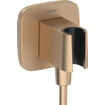 Hansgrohe Fixfit handdouchehouder incl.aansluitbocht Brushed Bronze SW773888