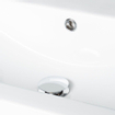 BRAUER Bari lavabo pour meuble 80x3.5x46.5cm 1 lavabo 1 trou Céramique Blanc SW24927