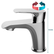 Xellanz Tarma mitigeur de lavabo bas chrome SW62544