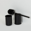 Tiger Colar Brosse de toilette avec support autoportant Noir SW877216