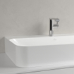 Villeroy & Boch Finion Lavabo à poser face inférieure meulée 80x47cm avec 1 trou pour robinetterie ceramic+ sans trop-plein blanc SW106486