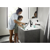 Hansgrohe Finoris wastafelmengkraan 1 - hendel Mat zwart SW651140