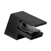 BRAUER Create douchedeur 110x200cm 2-delig profielloos met antikalk en 8mm veiligheidsglas zwart mat SW223817