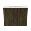 Mondiaz JOYA-DLUX 50cm toiletmeubel - kleur Shadow - Wastafel FAYE positie Midden Zonder kraangat kleur Nata. SW1424957