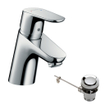 Hansgrohe Focus E2 Robinet pour lavabo avec bonde chrome 0450760