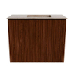 Mondiaz JOYA-DLUX 50cm toiletmeubel - kleur Ruby - Wastafel FAYE positie Rechts Zonder kraangat kleur Saba. SW1425571
