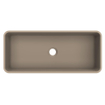Arcqua Case vasque à poser - rectangulaire - 60x26cm - mat truffe SW1209095
