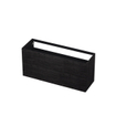 INK P2o Wastafelonderkast - 140x45x65cm - 2 lades - push to open - met rechte opdekfronten - MFC - Houtskool eiken SW207461