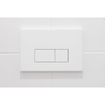 QeramiQ Dely Pack WC - 36.3x51.7cm - à fond creux - sans bride - réservoir encastré Geberit UP720 - abattant WC softclose 35 mm - plaque de déclenchement anthracite mat - boutons rectangulaires - blanc brillant SW1428771