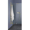 Instamat Jay Radiateur sèche-serviettes électrique 172cm de hauteur 29Watt Laiton brossé SW798741