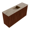 Mondiaz JOYA-DLUX 80cm toiletmeubel - kleur Ruby - Wastafel FAYE positie Midden 1 kraangat kleur Arena. SW1425266
