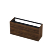 INK P2o Wastafelonderkast - 140x45x65cm - 2 lades - push to open - met rechte opdekfronten - MFC - Koper eiken SW207462