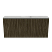 Mondiaz JOYA-DLUX 90cm meuble de salle de bains - couleur Shadow - Vasque FAYE position Milieu Sans trou de robinet couleur Opalo. SW1422906