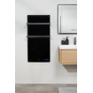 Eurom Sani 800 Comfort Panneau infrarouge salle de bains 115x55cm Wifi 800watt Verre Noir SW656485