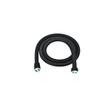 Fortifura Calvi Ensemble de douche à l'italienne - thermostatique - bras mural - douche principale de 30 cm - douchette ronde - flexible de douche lisse - noir mat SW1412108