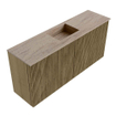 Mondiaz JOYA-DLUX meuble de toilettes 90 cm - couleur Dusk - Lavabo FAYE position Milieu Sans trou de robinet couleur Saba. SW1426061