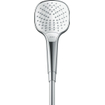 Hansgrohe Croma Select E handdouche Vario 1/2 xØ11cm met rain turbo rain en intense rain regenstraal wit/chroom 0605329