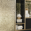 Dune materia mosaics carreau de mosaïque 28.4x30cm halley gold 5mm mat/brillant gold SW798689