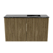Mondiaz JOYA-DLUX Meuble de salle de bains 70cm - couleur Dusk - Vasque FAYE position Droite 1 trou de robinet couleur Lava. SW1423220