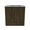 Mondiaz JOYA-DLUX Meuble de toilette 40cm - couleur Shadow - Vasque FAYE position Milieu Sans trou de robinet couleur Oza SW1425023